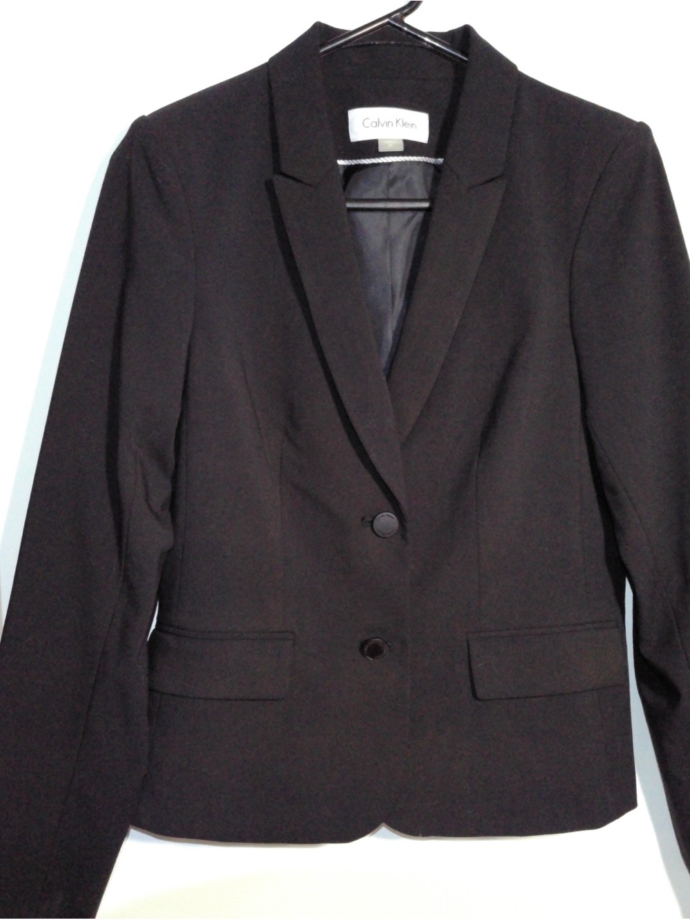 Calvin Klein Women's Black Tailored Blazer